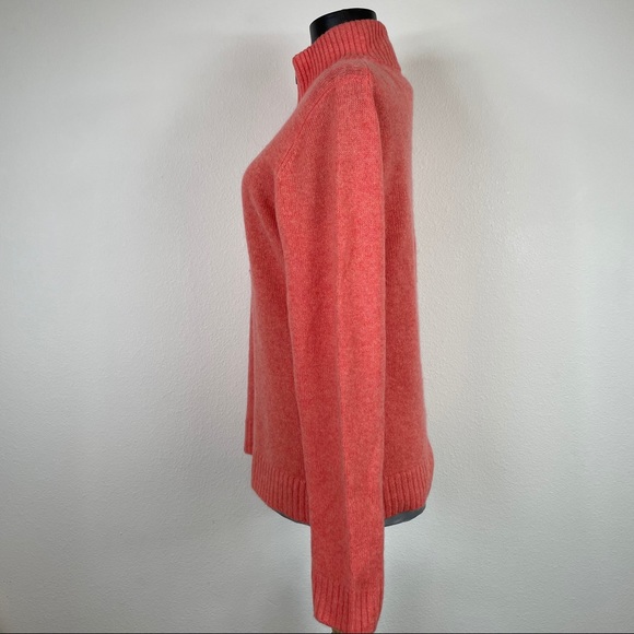 Tommy Bahama 100% Cashmere Orange Pullover Medium - Picture 5 of 12